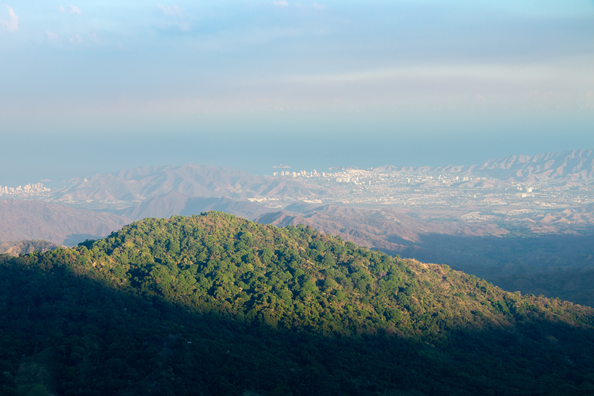 Peak of a mountain