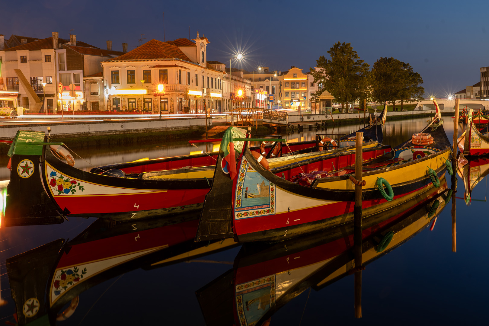 Boats at Night